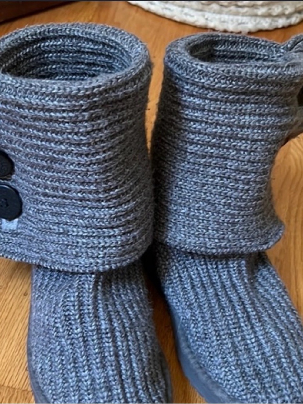 UGG woman’s Knit Fold-Over Boots in